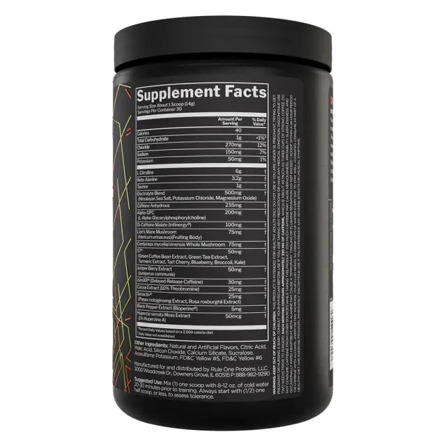Rule1 Prelift Mandarin Mango, 420 g 2