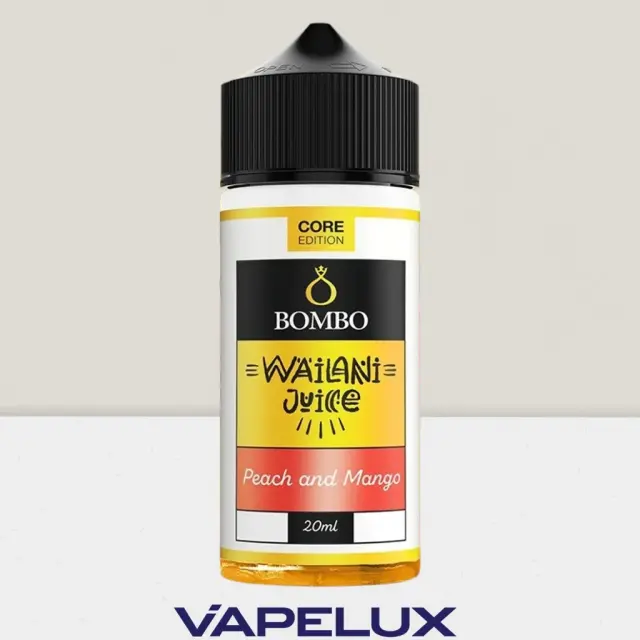 Bombo Wailani Juice Core Edition Flavor Shots Peach and Mango 20ml to 120ml 2