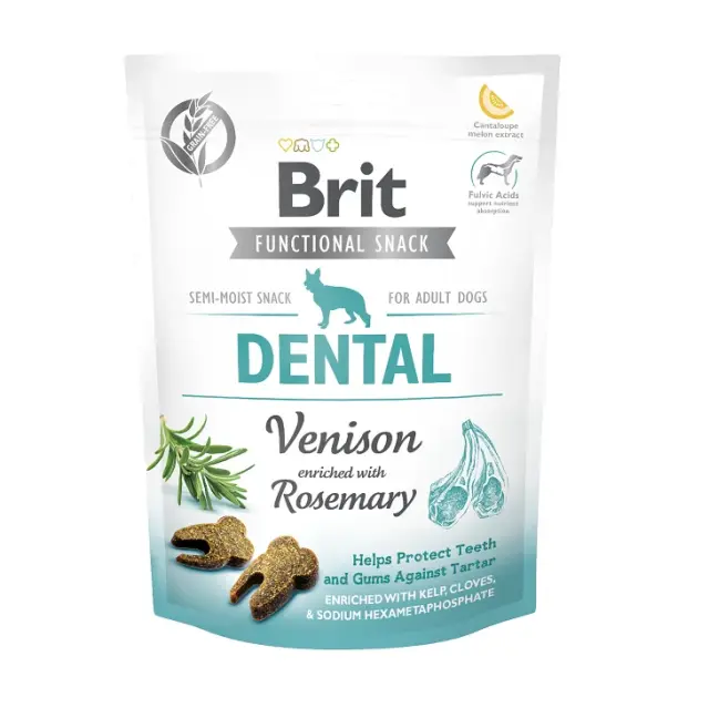 Brit Snack Dental Λιχουδιές Σκύλου με Ελάφι 150gr