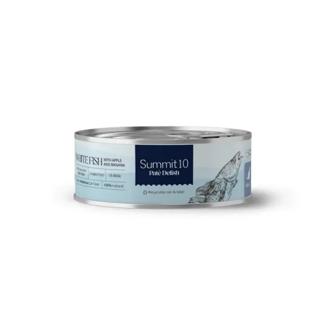 Summit10 Patè Delish Ψάρι 92% με Μήλο και Μπανάνα 85gr