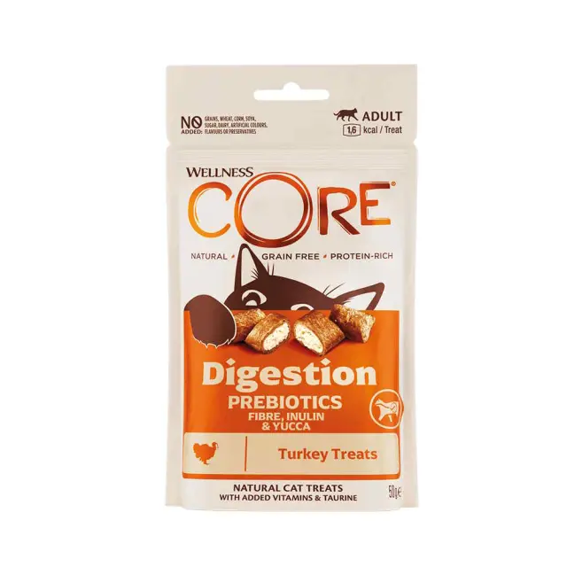 Wellness Core Treats Digestion Γαλοπούλα 50gr Μονόχρωμο