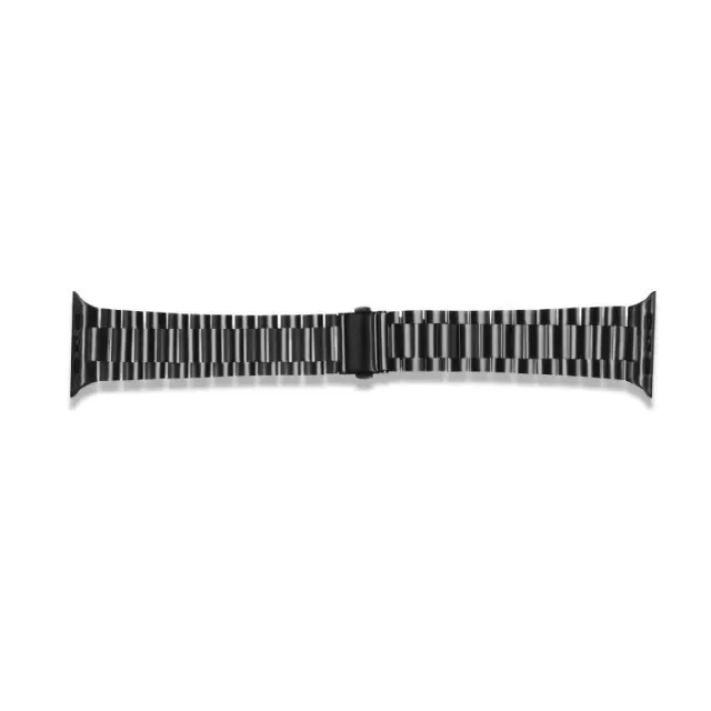 Ultra-Thin Three-Bead Metal Λουράκι για Apple Watch 38/40/41/42 (Series 10/11/12)mm- Black OEM 2
