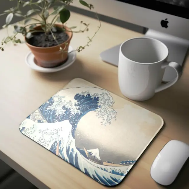 Mousepad ( κύμα -37 ) Διαστάσεις: 23cm(μήκος) x 20cm (ύψος)