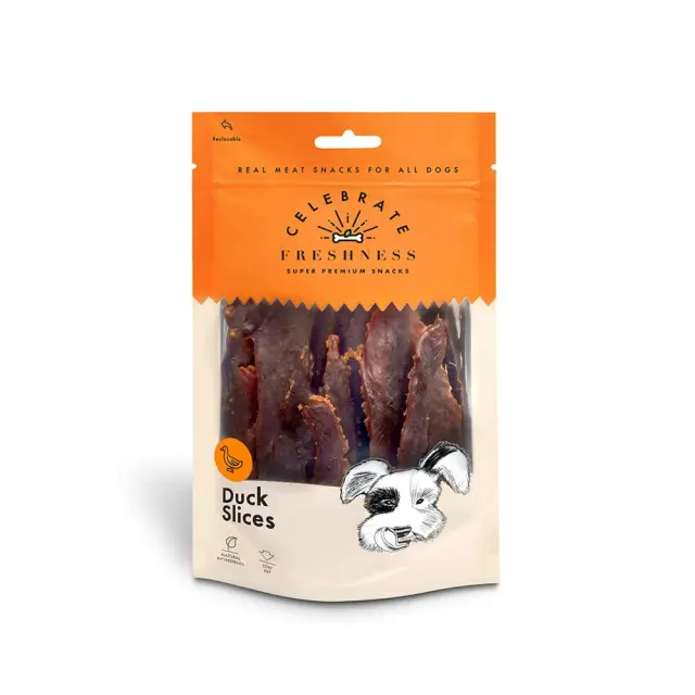 Celebrate Freshness Duck Slices Λιχουδιές για Σκύλους 100gr Μονόχρωμο