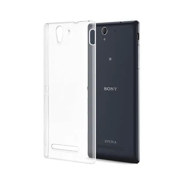 Θήκη Σιλικόνης Ultra Slim Silicone Case Για Sony Xperia C3 Διάφανη