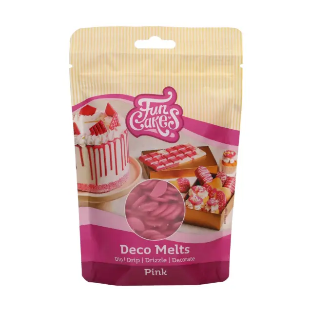 FunCakes Deco Melts - Ροζ - 250γρ.