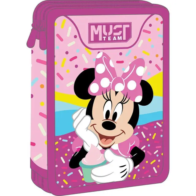 Σχολική Κασετίνα Διπλή Γεμάτη Disney Minnie Mouse Must Team / 565994 (Must)