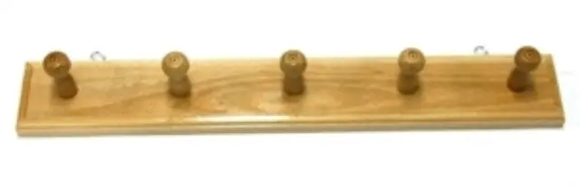 Viosarp Κρεμάστρα Τοίχου Ξυλινη 5 Θέσεων 42cm