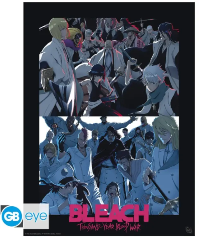BLEACH TYBW Αφίσα Shinigami VS Quincy (52x38cm)