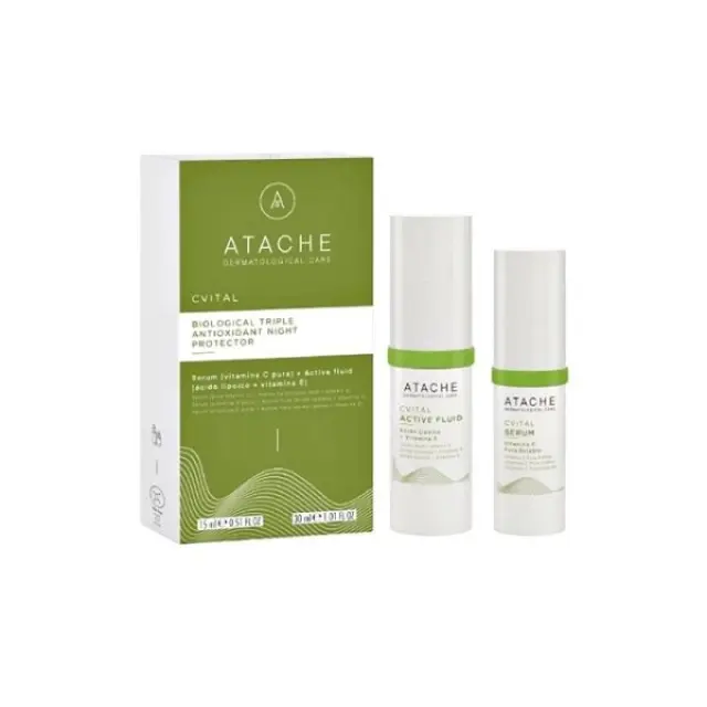 Atache C-Vital Σετ Περιποίησης με Κρέμα Προσώπου και Serum