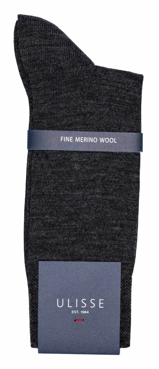 SC-M104-381 - Indigo Blue - SOCKS MEN ULISSE MERINO WOOL - O/S 41-46 2