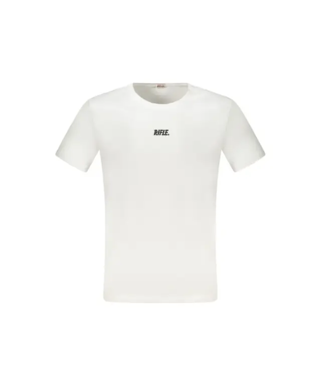 Rifle- Ανδρικό T-shirt RFT002-BIANCO Λευκό 3