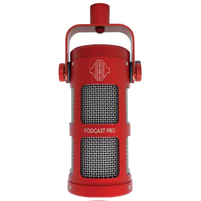 Sontronics Podcast Pro Ενσύρματο Μικρόφωνο Broadcasting Red