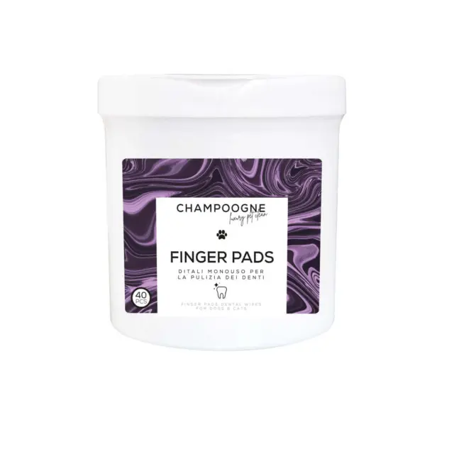 CHAMPOOGNE Finger Pads Για Καθαρισμό Δοντιών 40τμχ
