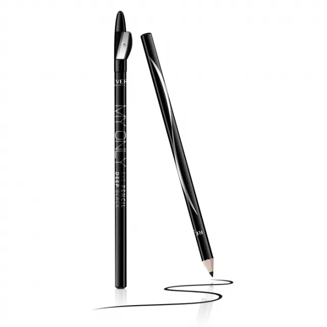 Revers Cosmetics My Only Eye Pencil Wooden Eyeliner with A Sharpener Black