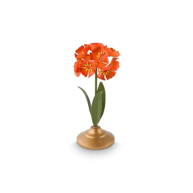 Pip Studio Μεταλλικό Κηροπήγιο / Metal Candle Holder: Orange Flower (22,5cm)