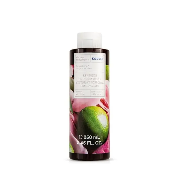 KORRES SHOWER GEL GINGER LIME 250ml
