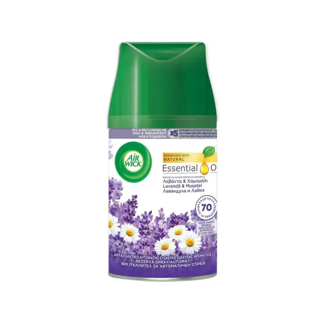 Airwick Freshmatic Refill Ανταλλακτικό 250ml Λεβάντα + Χαμομήλι