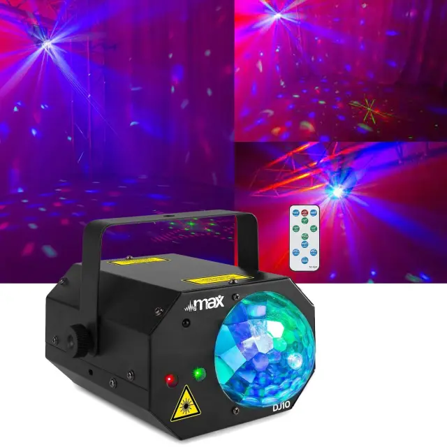 MAX DJ10 ΕΦΕ LED JELLY MOON ΜΕ RG LASER