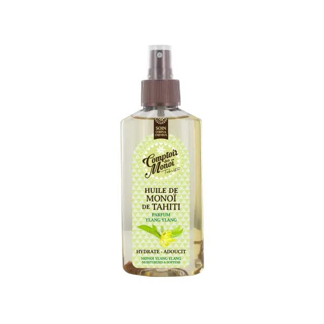 Comptoir Des Monoï Tahiti Hydrate-oil Monoi-Ylang Ylang Ενυδατικό Έλαιο Μαυρίσματος με άρωμα Μονόι & Υλάγκ Υλάγκ 100ml