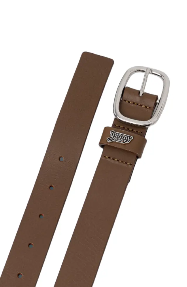 TommyHilfiger γυναικεία δερμάτινη ζώνη OVAL 3.0 BUCKLE AW0AW18812-2 2