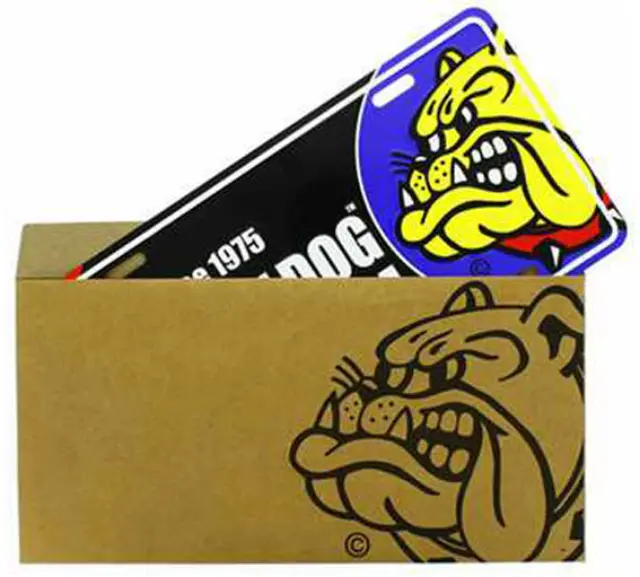 The Bulldog Amsterdam License Plate - Μαύρο 2