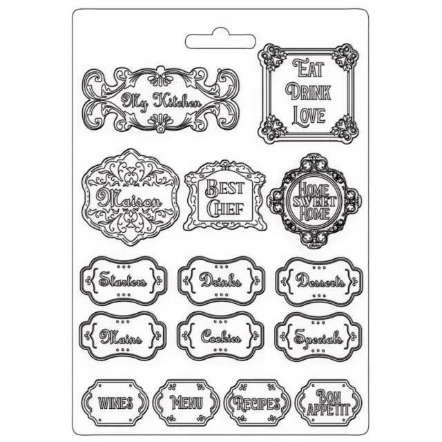Εύκαμπτο Καλούπι για Σαπούνι-Γύψο - 21x29.7cm - Casa Granada Labels