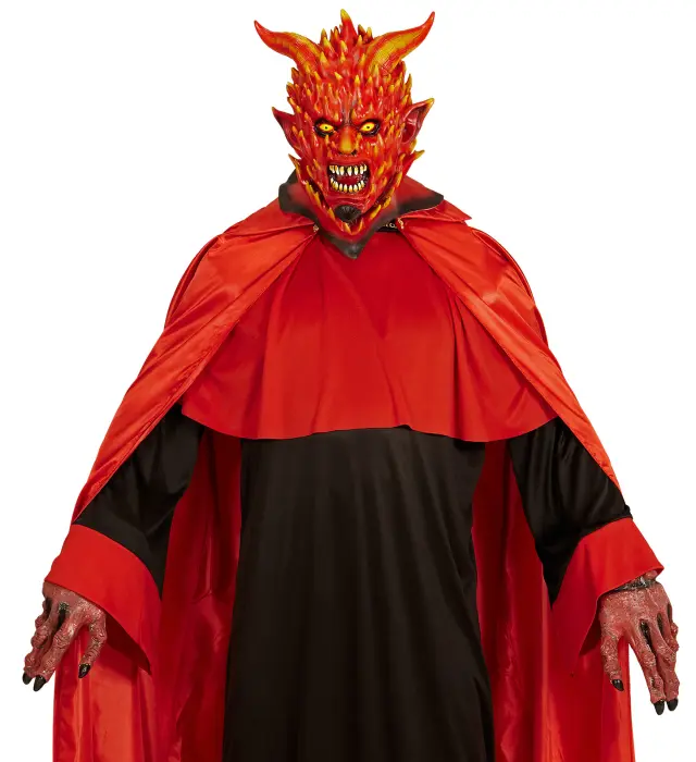 Αποκριάτικο Αξεσουάρ Μάσκα Flaming Devil (Widmann) (W-05404) 3