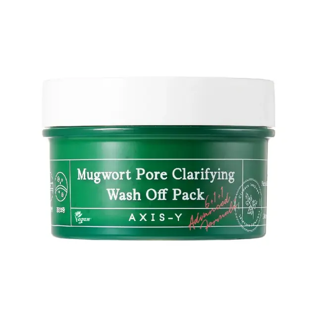 AXIS-Y Mugwort Pore Clarifying Wash Off Pack μάσκα για βαθύ καθαρισμό με καταπραϋντική δράση 100ml