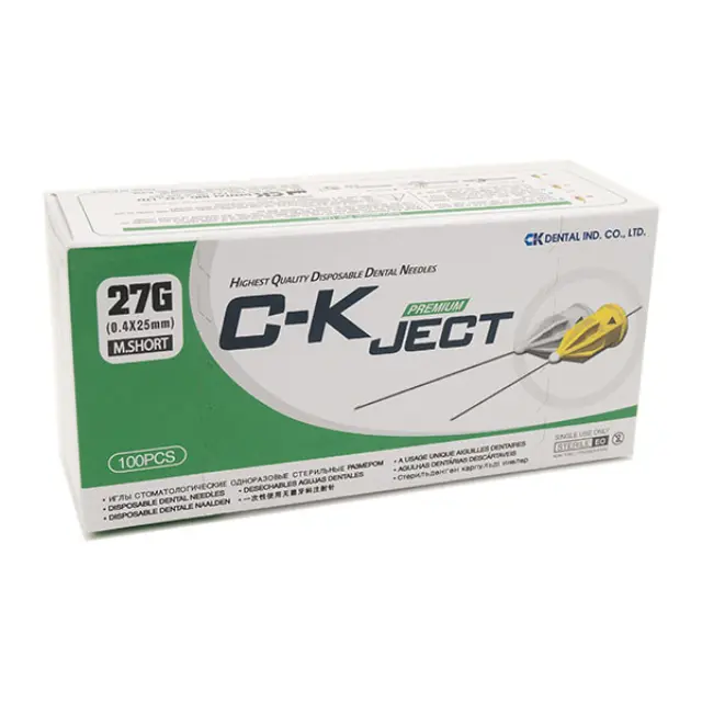 CK Dental C-K Ject Βελόνες Αναισθησίας 100τεμ 27g x 25mm