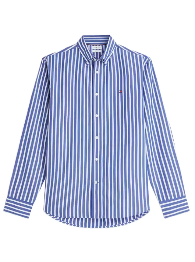 TommyHilfiger ανδρικό ριγέ πουκάμισο FLEX MW0MW43315-1