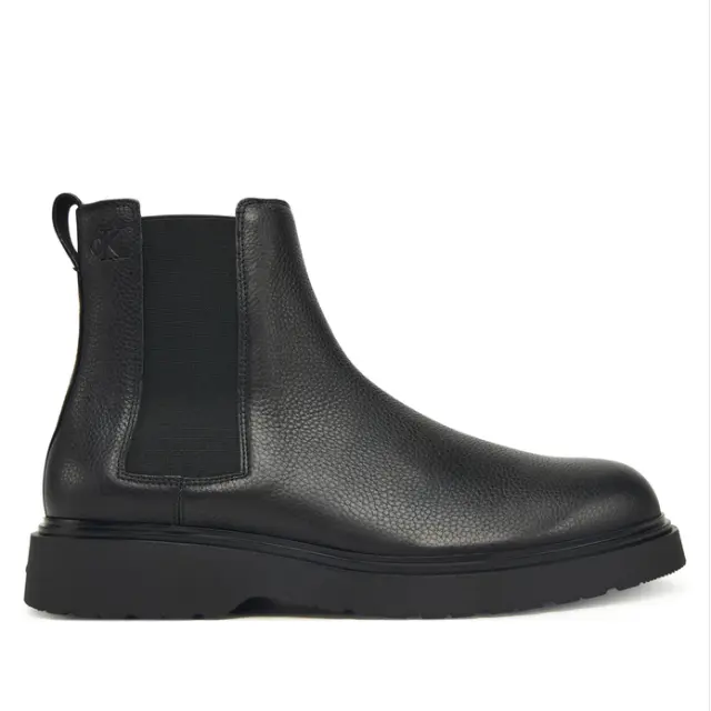 Ανδρικά Δερμάτινα Μποτάκια Calvin Klein YM0YM01374-0GJ Μαύρα Μαύρο - 41