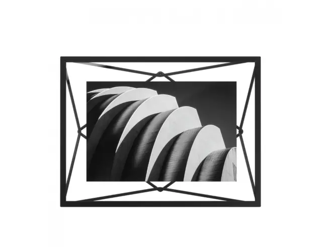Κορνίζα Prisma Umbra με διαστάσεις 20x7x15cm και διαστάσεις φωτογραφίας 10x15cm - Black313016-040 2