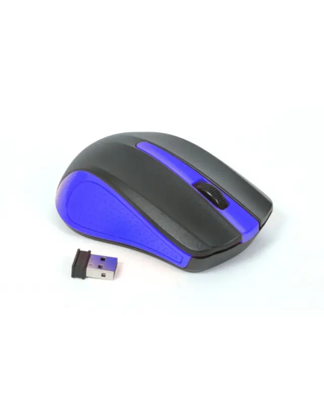 MOUSE OMEGA OM-419 ΑΣΥΡΜΑΤΟ 2,4GHz 1000DPI BLUE NANO USB RECEIVER [41792] 3