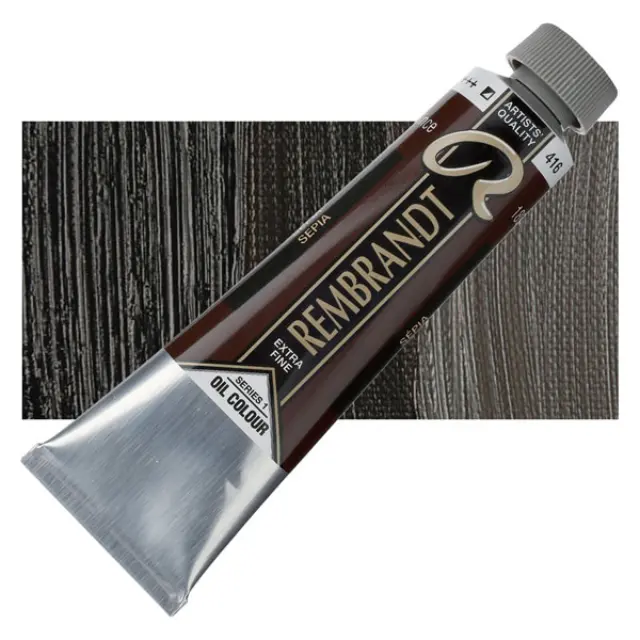 Λάδι Talens Rembrandt - 416 Sepia - 40ml