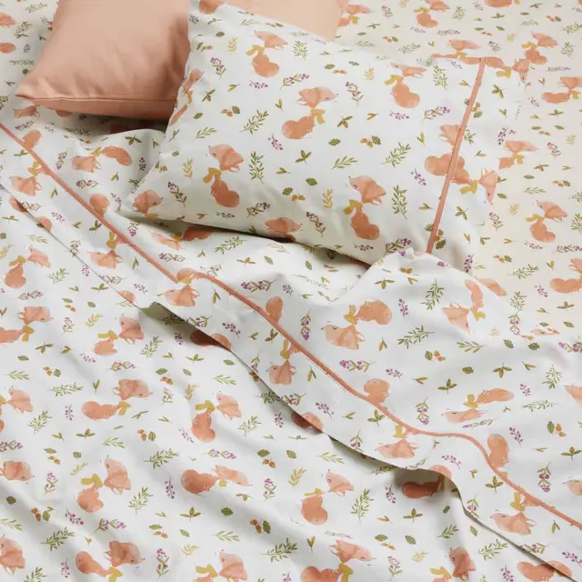 Σετ σεντόνια 3τμχ αλεπού Das baby 3