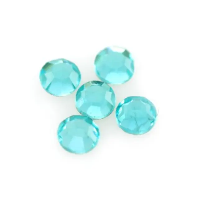 Στρας Zircons Flat M.C. Chaton Aquamarine SS6 (2mm) ~170τεμ