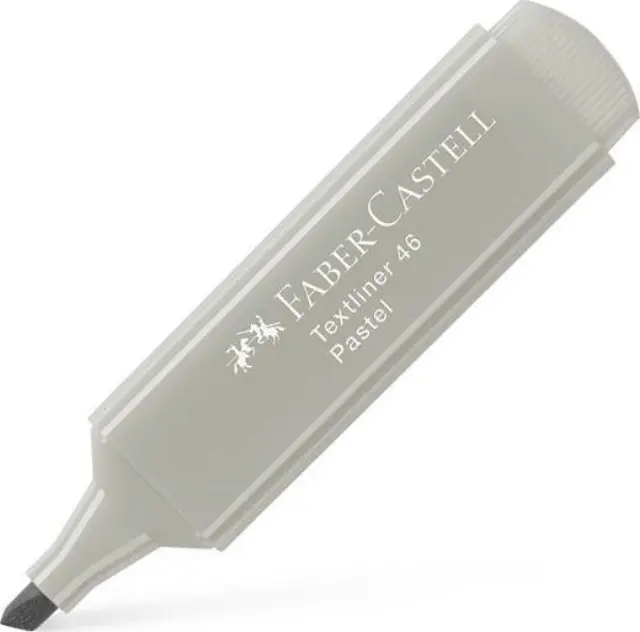 Μαρκαδόρος Υπογράμμισης Faber Castell 1546 Παστέλ Γκρι 154634