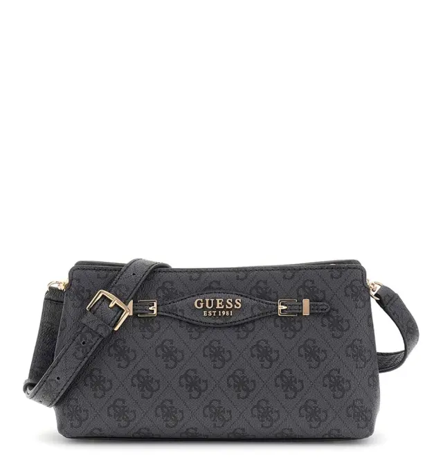 Τσάντα GUESS Katya Crossbody Top Zip HWSG9652120 Μαύρο