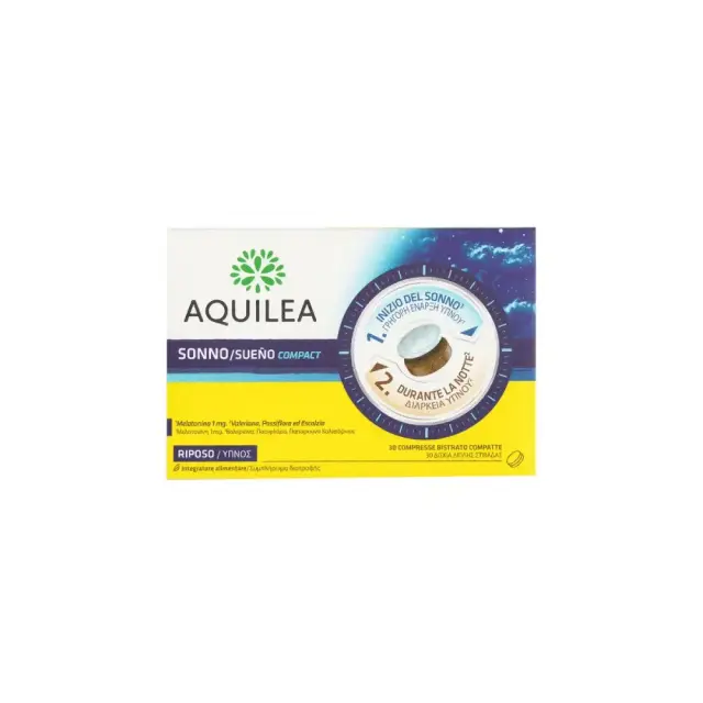 Aquilea | Sueno Συμπλήρωμα Διατροφής για Χαλάρωση & Ύπνο | 30 δισκία