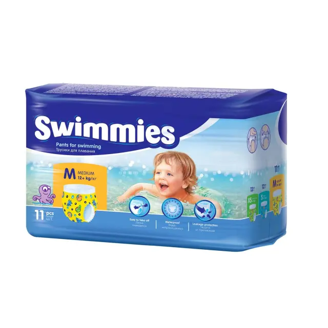 Βρακάκια πισίνας Swimmies Medium Νο 3 (12kg+) x 11 TEM