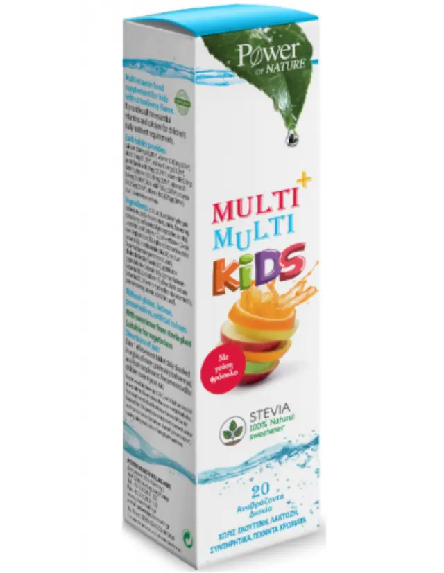 POWER HEALTH Multi + Multi Kids Stevia 20 αναβράζοντα δισκία