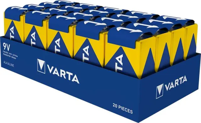 Varta 6LR61 Χύμα 6LR61 9V (20τμχ) 01.001.0016