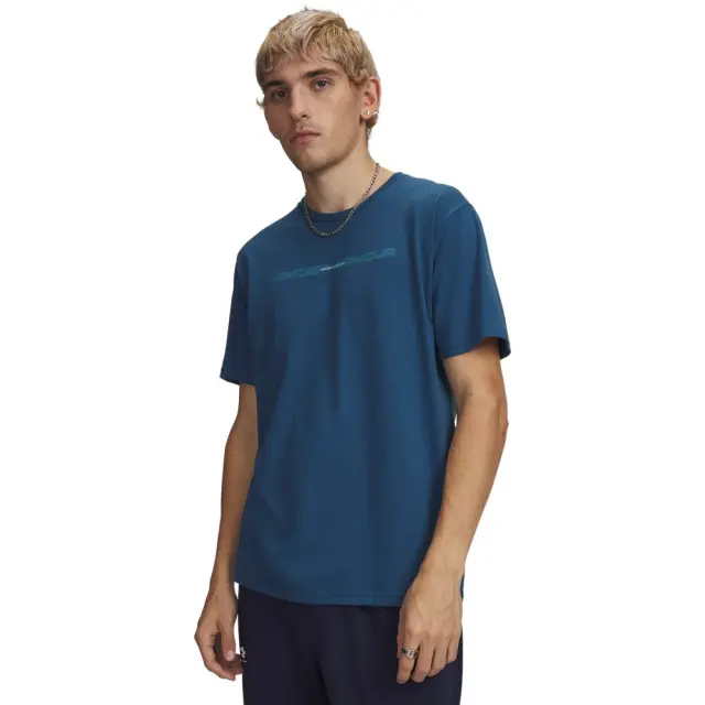 Under Armour Blur With Mesh T-Shirt (6009248-498) - Μπλέ