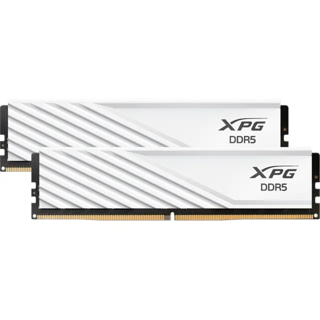 ADATA DIMM 32 GB DDR5-5600 (2x 16 GB) Dual-Kit (white, AX5U5600C4616G-DTLABWH, XPG Lancer Blade, INTEL XMP, AMD EXPO)