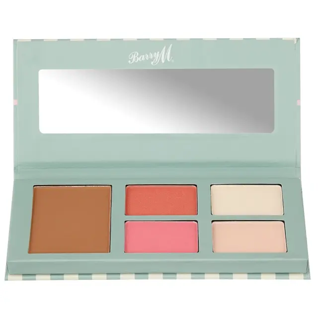 Barry M "Hide & Chic" Palette Bronzer, Blushes & Highlighter 17.2 gr