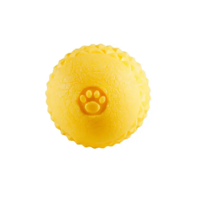 Vadigran Παιχνίδι Καουτσούκ TPR Μπάλα Κίτρινη-Βανίλια 6.4cm 70gr 3