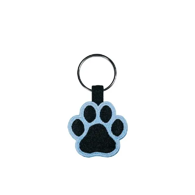 ActionLab Κεντητό Μπρελόκ Animal Paw Light Blue Μονόχρωμο 2