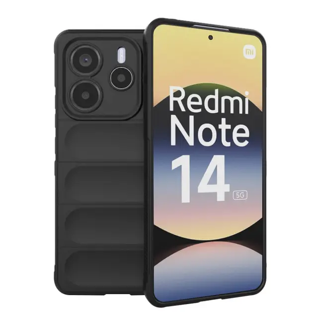 Techsuit® Rugged Anti Scratch Θήκη για Redmi Note 14 5G- Black