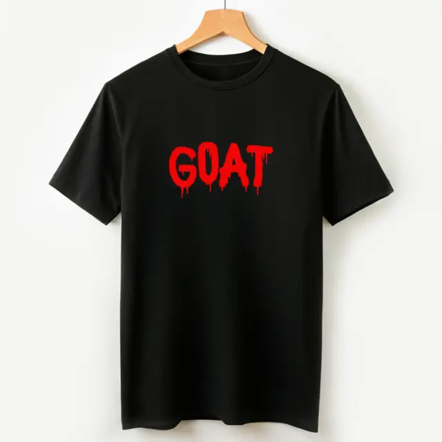 T-shirt Noshame® Μαύρο με τύπωμα GOAT - 122431 - XXL 2